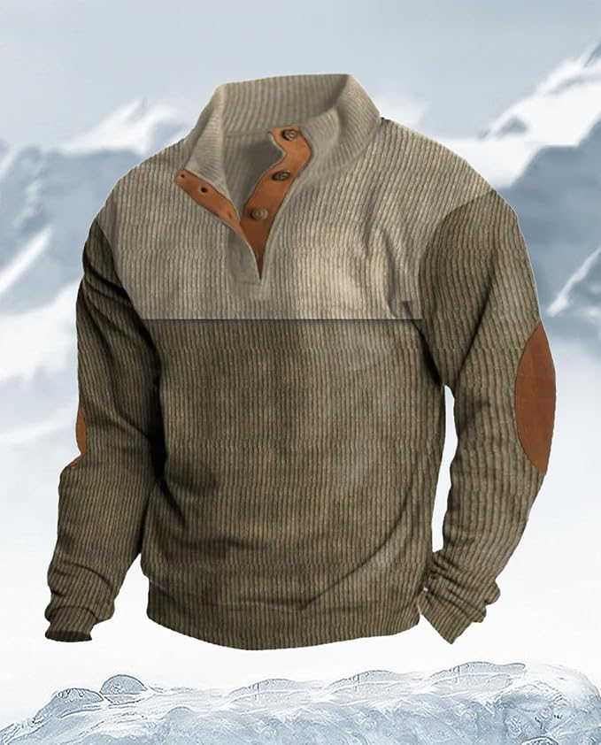 Western Sweatshirts for Men Aztec Retro Pullover Quarter Zip Sweatshirt Mens Stitching Color Fleece Sweatshirt