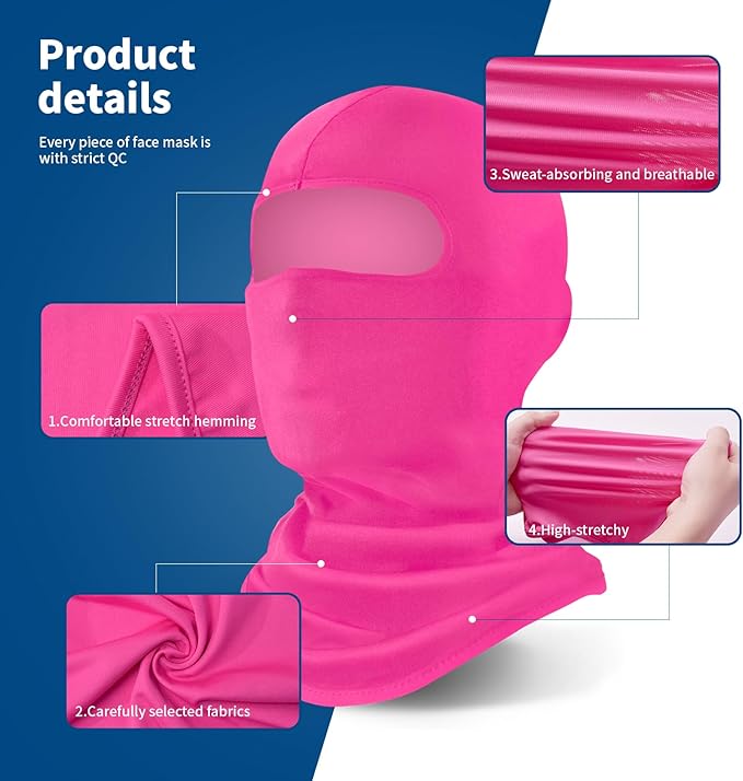 YESLIFE Balaclava Ski Mask for Men and Women, Winter Face Mask, Shiesty for Skiing, Snowboarding & Motorcycle