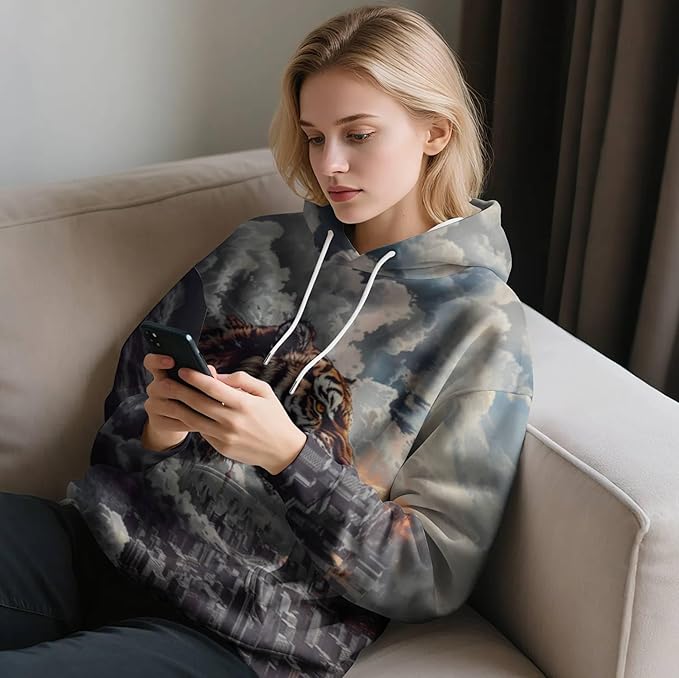 3D Printed Hoodie High Definition Graphic Comfortable and Stylish Unisex Breathable Fabrics Ideal for Casual Wear
