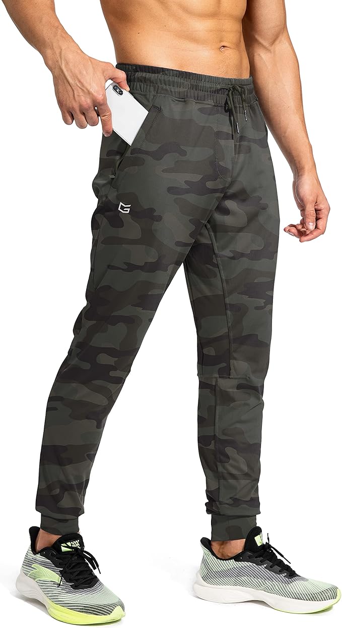 G Gradual Men's Sweatpants with Zipper Pockets Athletic Pants Traning Track Pants Joggers for Men Soccer, Running, Workout