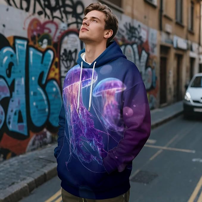 3D Printed Hoodie High Definition Graphic Comfortable and Stylish Unisex Breathable Fabrics Ideal for Casual Wear