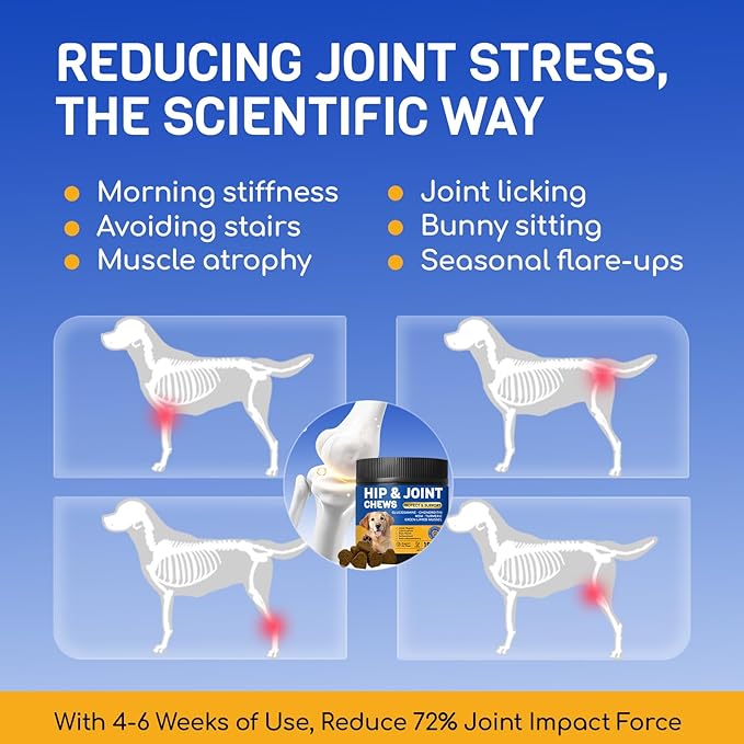 Glucosamine for Dogs 180pcs Joint Support Supplement Dog Hip and Joint Chondroitin Chews Treats with MSM Hemp Dog Joint Pain Relief Mobility Supplements Chicken Flavor Fit All Large Small Medium Breed