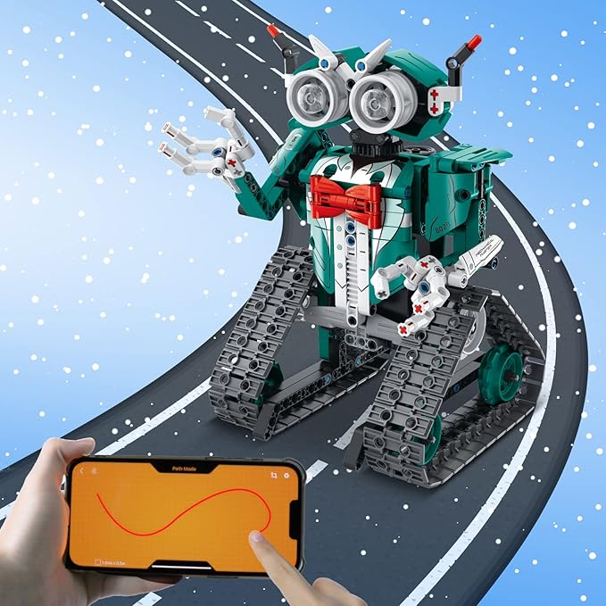 APP/Remote Control STEM Building Kits for Kids Ages 8-12 - 3 in 1 RC Robot Car Toys, 440 Pcs Educational Science Projects, Gift Ideas for Boys Girls