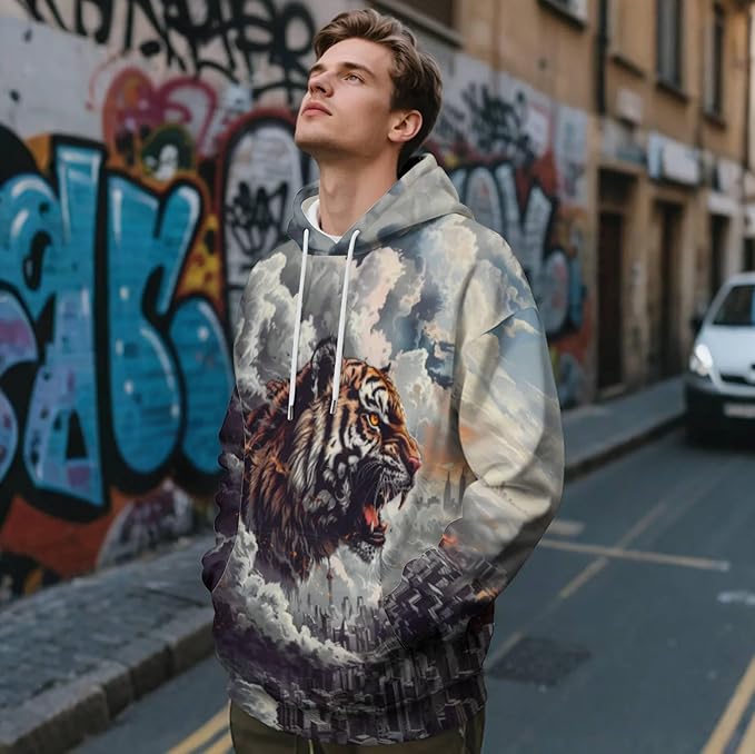 3D Printed Hoodie High Definition Graphic Comfortable and Stylish Unisex Breathable Fabrics Ideal for Casual Wear