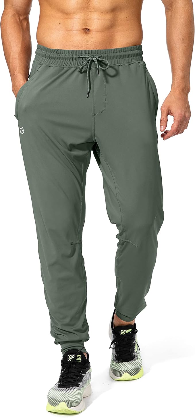 G Gradual Men's Sweatpants with Zipper Pockets Athletic Pants Traning Track Pants Joggers for Men Soccer, Running, Workout