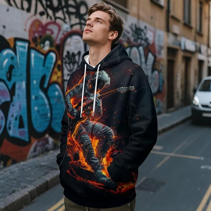 3D Printed Hoodie High Definition Graphic Comfortable and Stylish Unisex Breathable Fabrics Ideal for Casual Wear