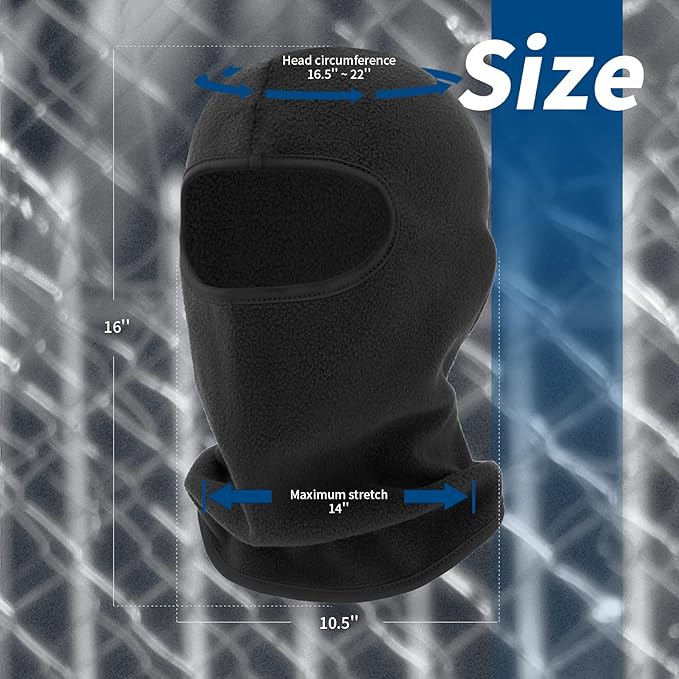 YESLIFE Balaclava Ski Mask for Men and Women, Winter Face Mask, Shiesty for Skiing, Snowboarding & Motorcycle