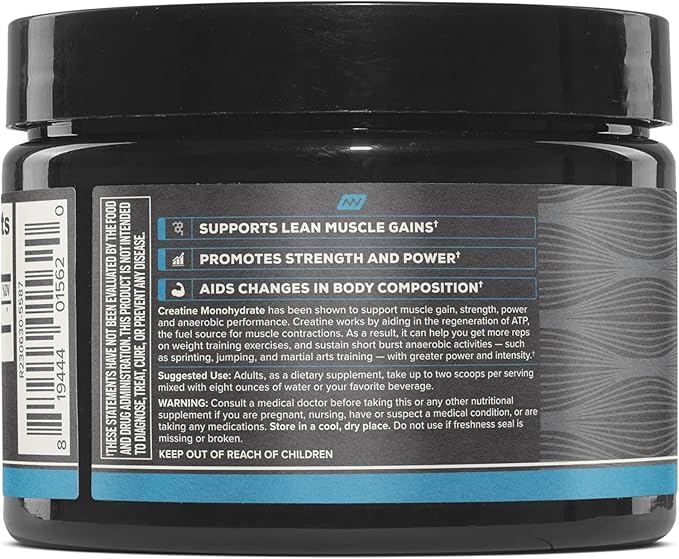 ONNIT Creatine Monohydrate Powder, IGEN(TM) Non-GMO Tested 5g Premium Creatine for Muscle Strength, Power and Lean Mass, Supports Brain Health, Brain Cellular Energy, Unflavored, 30 Servings, 5.29 oz