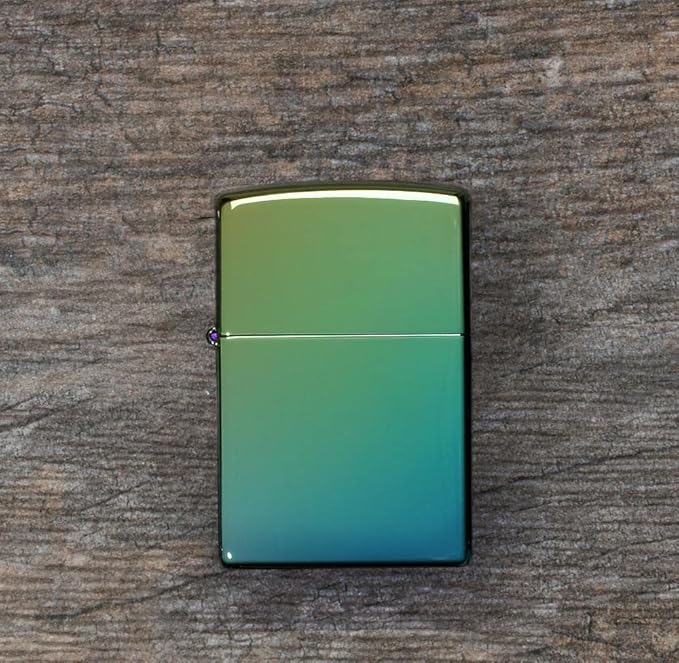 Customized Personalized ZIPPO Classic Windproof Oil Lighter Engraving (HP Teal)