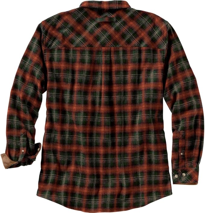 Legendary Whitetails Men's Flannel Shirt Long Sleeve Button Down 100% Cotton