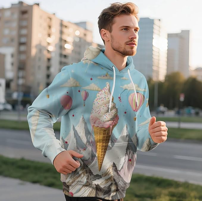 3D Printed Hoodie High Definition Graphic Comfortable and Stylish Unisex Breathable Fabrics Ideal for Casual Wear