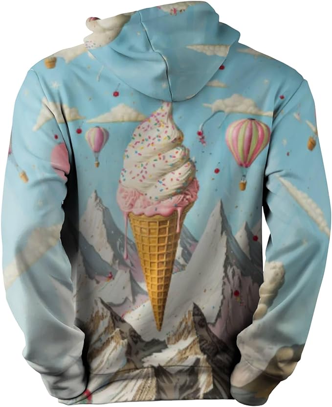3D Printed Hoodie High Definition Graphic Comfortable and Stylish Unisex Breathable Fabrics Ideal for Casual Wear