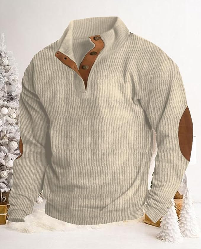 Western Sweatshirts for Men Aztec Retro Pullover Quarter Zip Sweatshirt Mens Stitching Color Fleece Sweatshirt