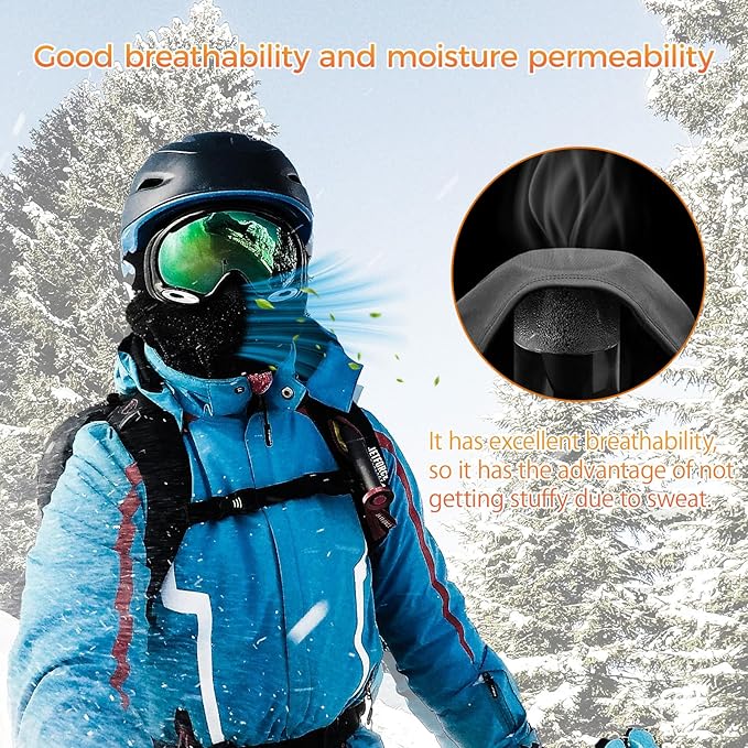 ShinHye Balaclava Ski Mask for Men & Women, Winter Face Mask Cold Weather Windproof Thermal Motorcycle Snowboard Cycling