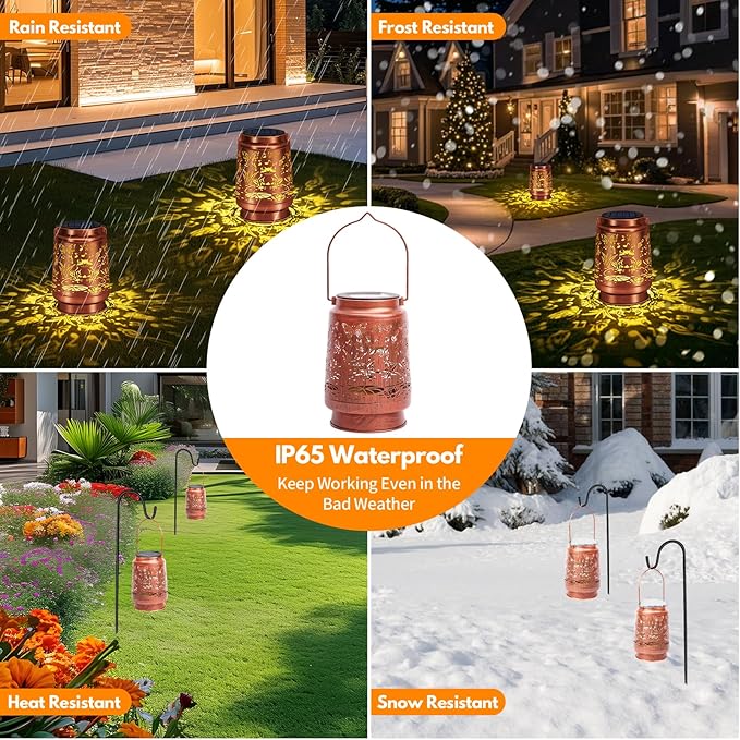 Solar Lantern Outdoor Lamp Waterproof Decorations Garden Decor, Christmas Birthday Gifts for Women, Mom, Grandma Decorative Garden, Yard, Patio, Lawn, Balcony Porch - Frog