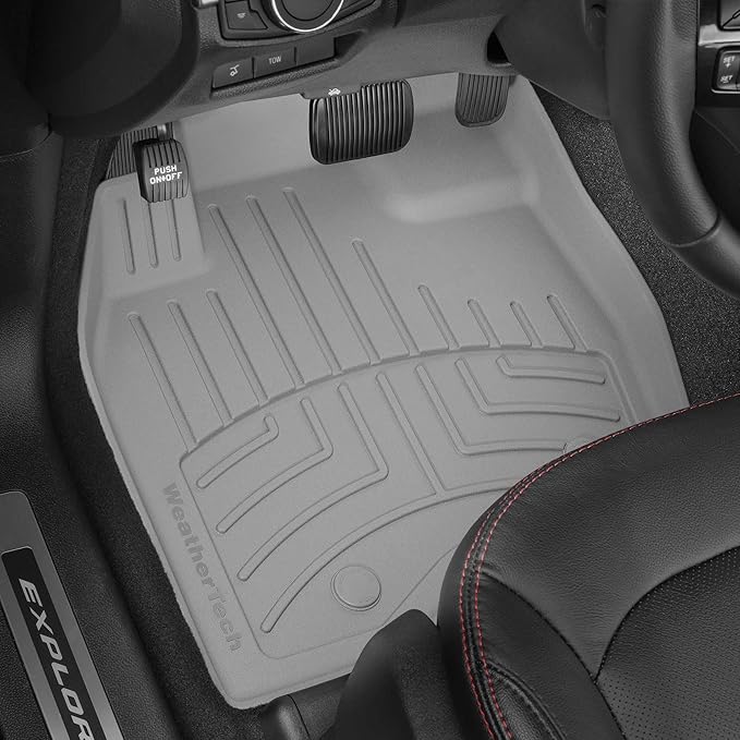 WeatherTech FloorLiner HP Custom Fit Floor Mats for Lexus GX, 4Runner 1st & 2nd Row (444931IM-442862IM), Black