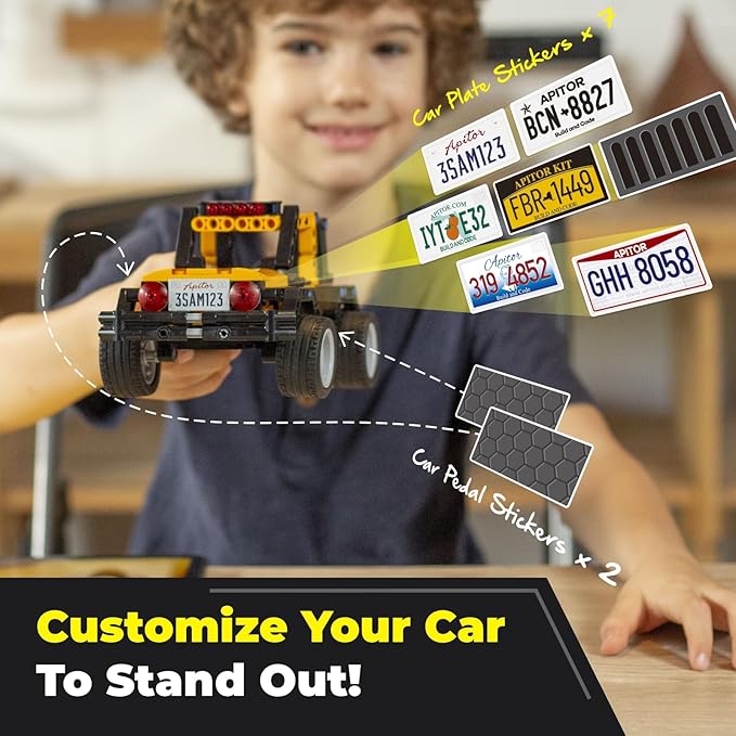 Robot R 4-in-1 Robot Building Kit, APP Remote Control STEM Coding Toys, Educational Gifts for Boys Girls Kids Ages 6-12, 4 Control Modes (300 Pieces)