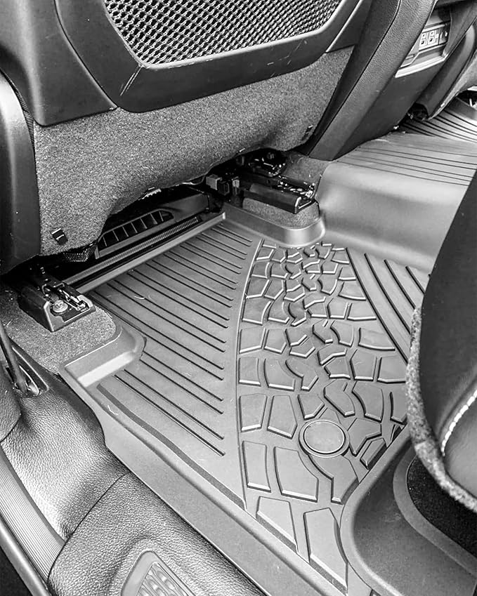 3W Floor Mats & Cargo Liner & Seatback Mats Fit for 2022-2025 Jeep Grand Cherokee WL/4xe 5-Seat Only, (NOT for WK2 or L), TPE All Weather Heavy Duty Car Accessories
