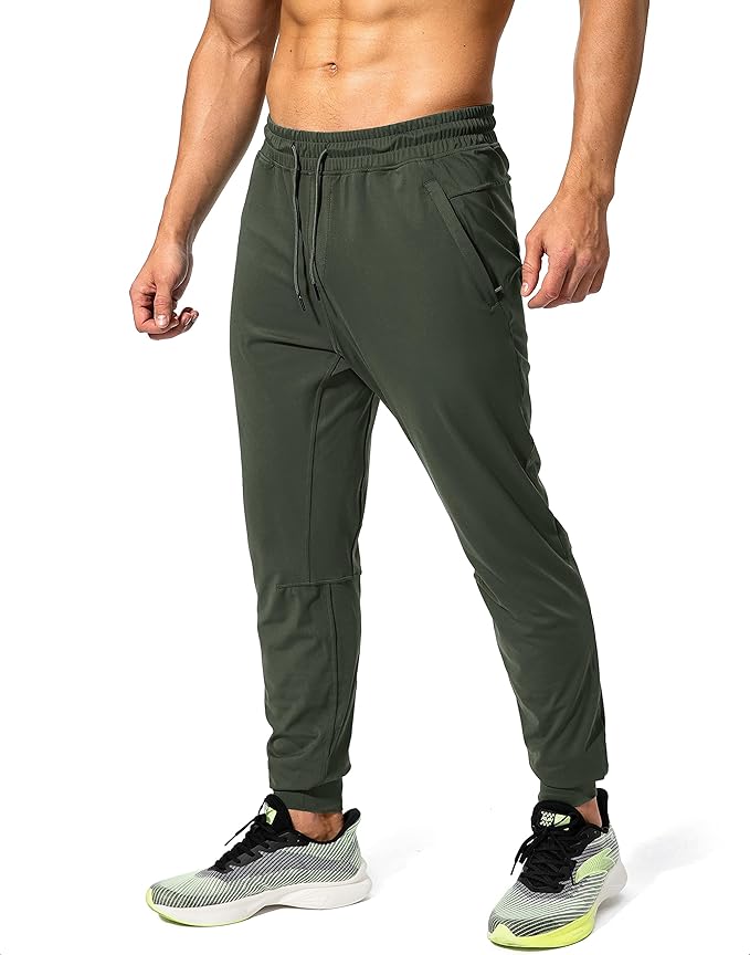 G Gradual Men's Sweatpants with Zipper Pockets Athletic Pants Traning Track Pants Joggers for Men Soccer, Running, Workout
