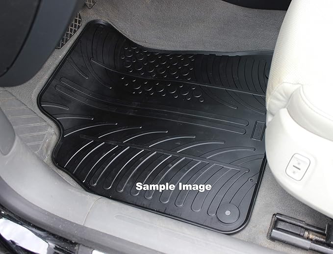 Gledring USA Custom Fit All-Weather Rubber Floor Mats Intended for Land Rover Range Rover Velar 2018-2022, No Trimming Required, Tailored Custom Fit, Protects from Rain, Mud, & Snow