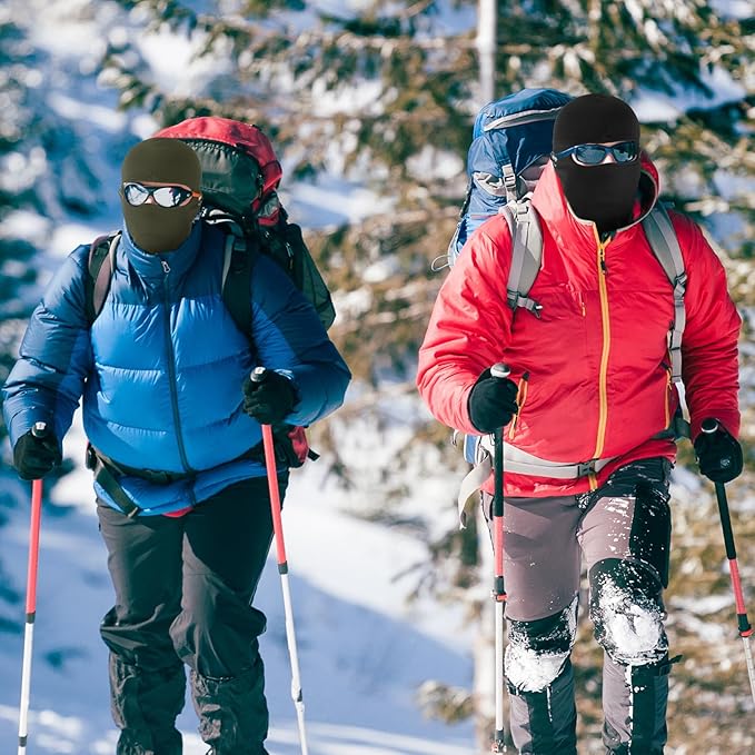 Suhine Winter Balaclava Ski Mask Windproof Thermal Face Mask Cold Weather Balaclava with Reflective Stripe