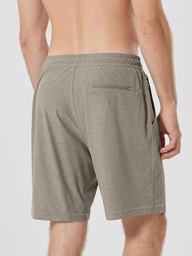ODODOS Men's Performance Shorts 7" – Ultra Soft odSTRATUM Tech Everyday Shorts with Adjustable Waist and Secure Pockets