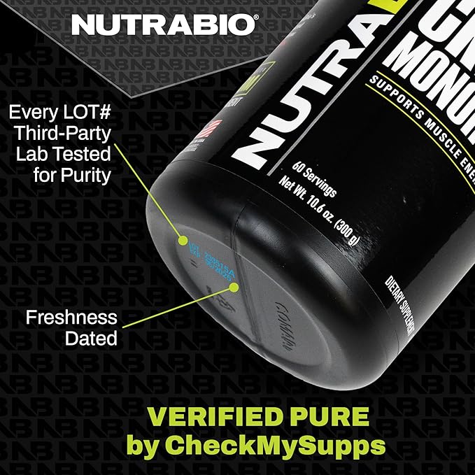 NutraBio BCAA 5000 Powder - Vegan Fermented BCAAs - Supports Lean Muscle Growth, Recovery, Endurance - 60 Servings - Watermelon