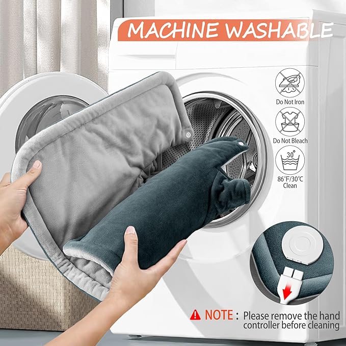 Neck Heating Pad Gifts for Dad, Men, XL Weighted Shoulder Heat Pad, Back Pain Relief Heat Pads, Gifts for Mom, Women and Christmas, Birthday, Mother's Day, Fathers Day Warm Gifts, 23'' x 17''