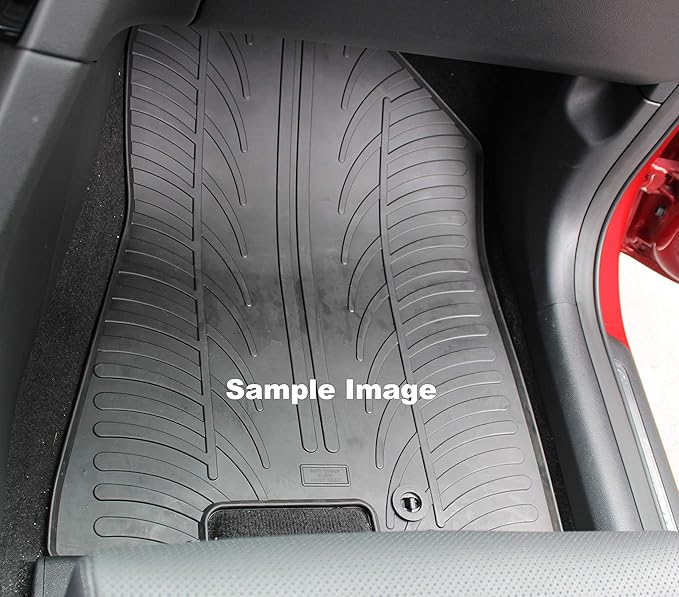 GledringUSA Custom Fit All-Weather Rubber Floor Mats Intended for Land Rover Range Rover Evoque (L538) 2012-2018, No Trimming Required, Protects from Rain, Mud, & Snow
