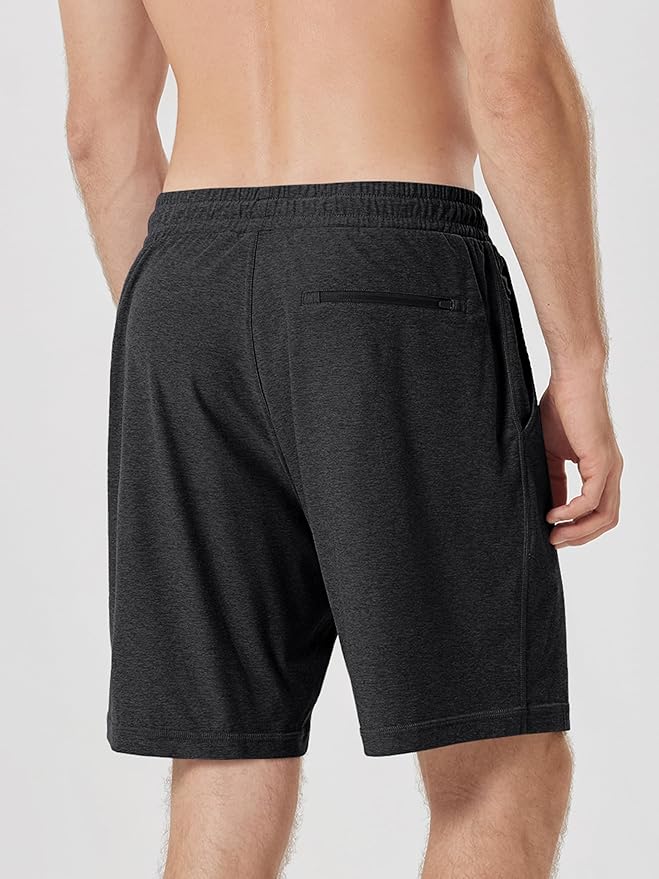 ODODOS Men's Performance Shorts 7" – Ultra Soft odSTRATUM Tech Everyday Shorts with Adjustable Waist and Secure Pockets