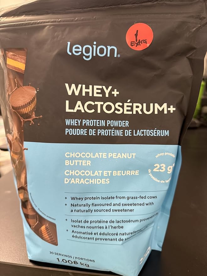 LEGION Whey+ Protein Whey Isolate from Grass Fed Cows - Whey Protein Isolate Powder Low Calorie, Non-GMO, Sugar Free, Lactose and Gluten Free, All Natural Protein Powder for Men & Women (30 Servings)