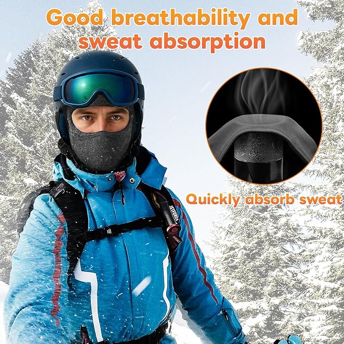 ShinHye Balaclava Ski Mask for Men & Women, Winter Face Mask Cold Weather Windproof Thermal Motorcycle Snowboard Cycling