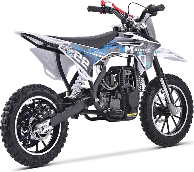 MotoTec Demon 50cc 2-Stroke Kids Gas Dirt Bike