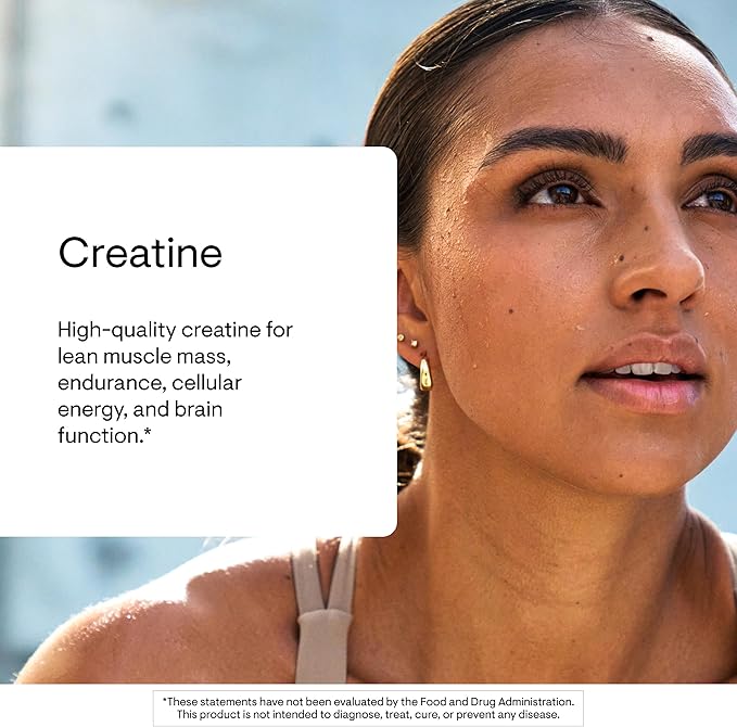 THORNE Creatine - Micronized Creatine Monohydrate Powder - Support for Muscles & Cognitive Function* - for Women & Men - Pineapple Orange - NSF Certified for Sport - 5 g per Serving - 60 Servings