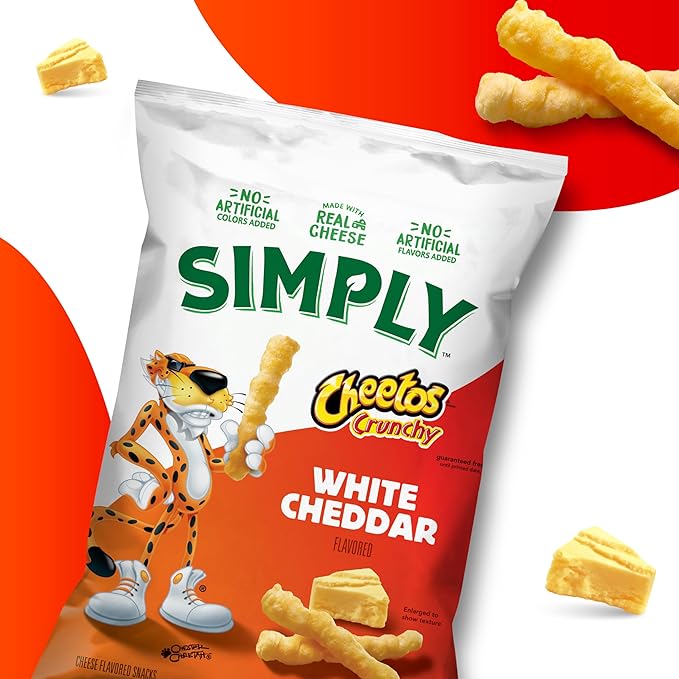 Frito Lay White Cheddar Snacks Favorites Variety Pack (Pack of 36), Vegetarian