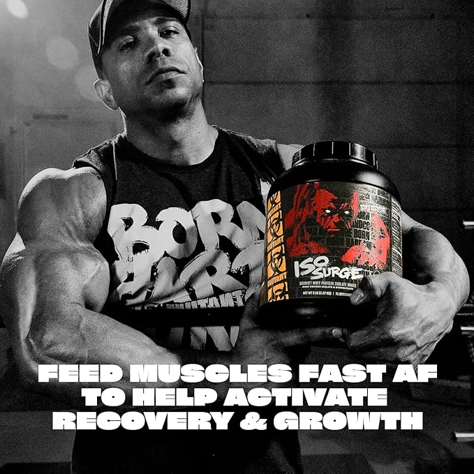Mutant ISO Surge Whey Protein Isolate Powder Acts Fast to Help Recover, Build Muscle, Bulk and Strength, 5 lb - Triple Chocolate