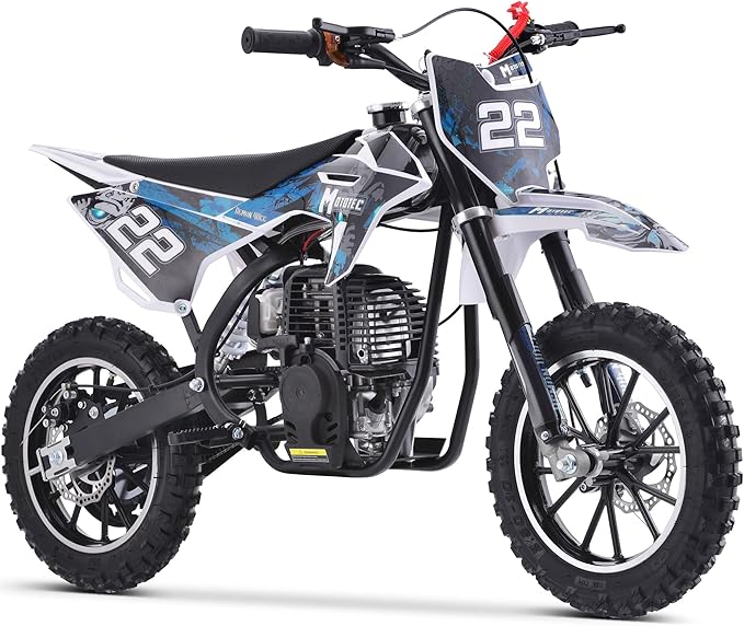 MotoTec Demon 50cc 2-Stroke Kids Gas Dirt Bike