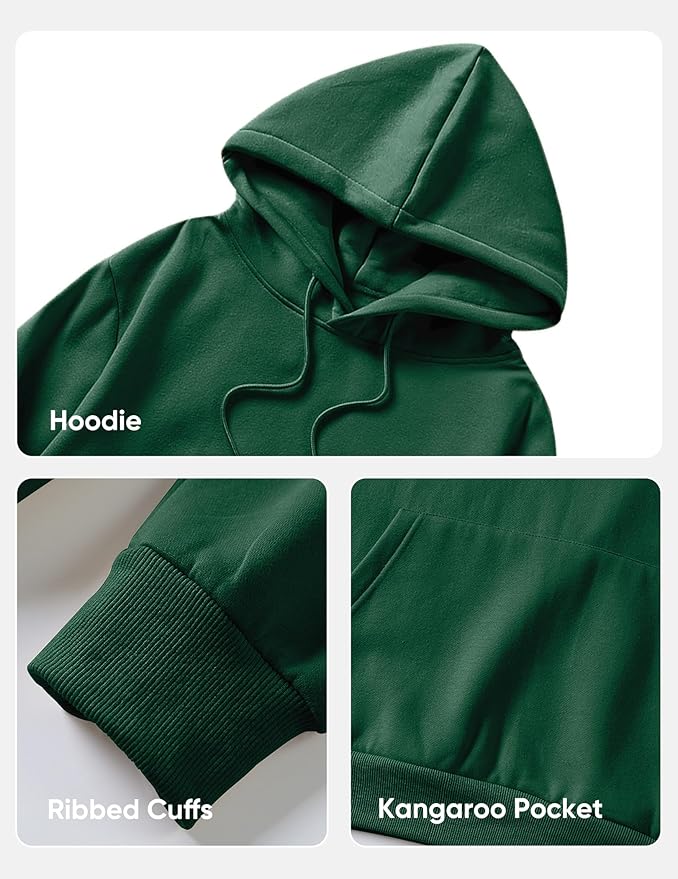 JMIERR Mens Casual Cotton Hooded Collar Drawstring Hoodies Pullover Sweatshirts Casual Long Sleeve Shirts