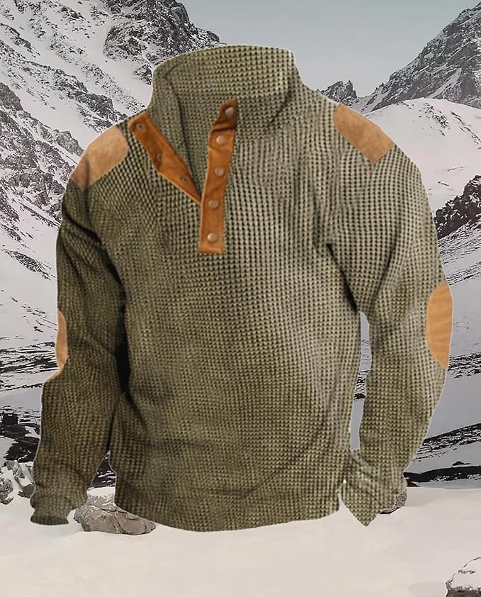 Western Sweatshirts for Men Aztec Retro Pullover Quarter Zip Sweatshirt Mens Stitching Color Fleece Sweatshirt