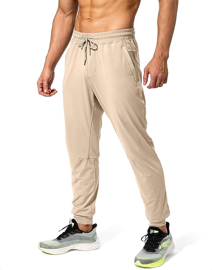 G Gradual Men's Sweatpants with Zipper Pockets Athletic Pants Traning Track Pants Joggers for Men Soccer, Running, Workout