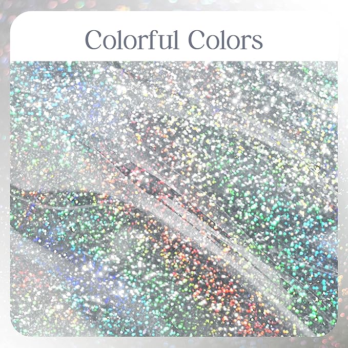 Just Shimmer Sparkling Holographic Laser Tablecloth - Shimmering, Waterproof, Easy to Clean - Ideal for Bachelorette, Birthday, Wedding, and Anniversary Party Decorations (Light Blue & Silver, 2)