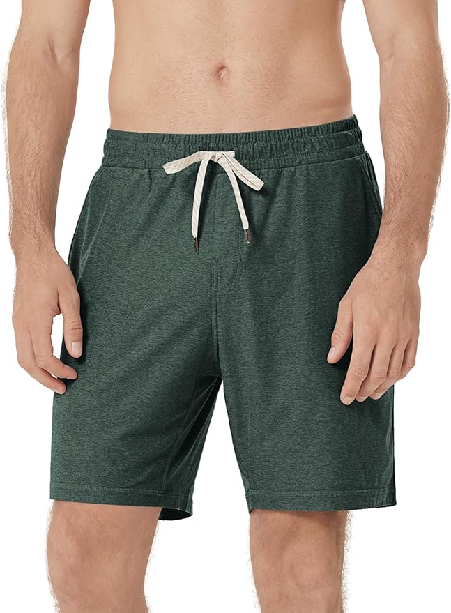 ODODOS Men's Performance Shorts 7" – Ultra Soft odSTRATUM Tech Everyday Shorts with Adjustable Waist and Secure Pockets
