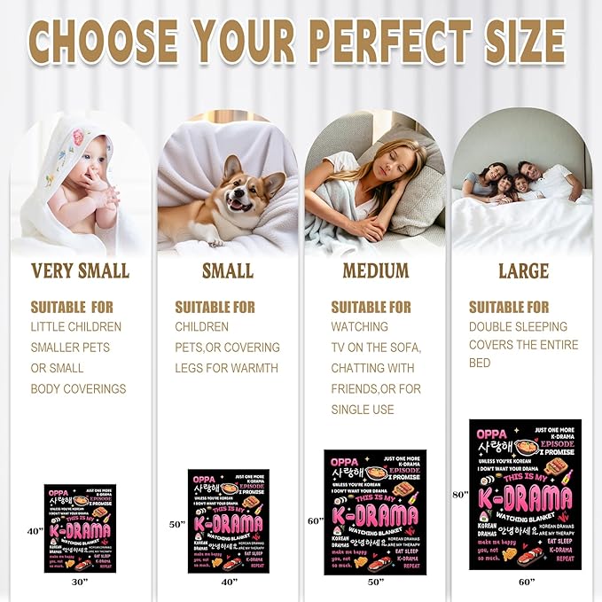 Kpop Blanket Gifts for K-Pop Fans - Super Soft Flannel Kpop Blankets for Girls Teen Fans Bedding Couch Sofa - Korean Kpop Merch Fandom Throw for Idol Lovers Dorm Decor Christmas (Style 03, 60 X 80)
