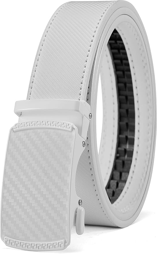 CHAOREN Mens Belt Leather Ratchet Belt - Customizable Fit, Effortless Style (35mm)