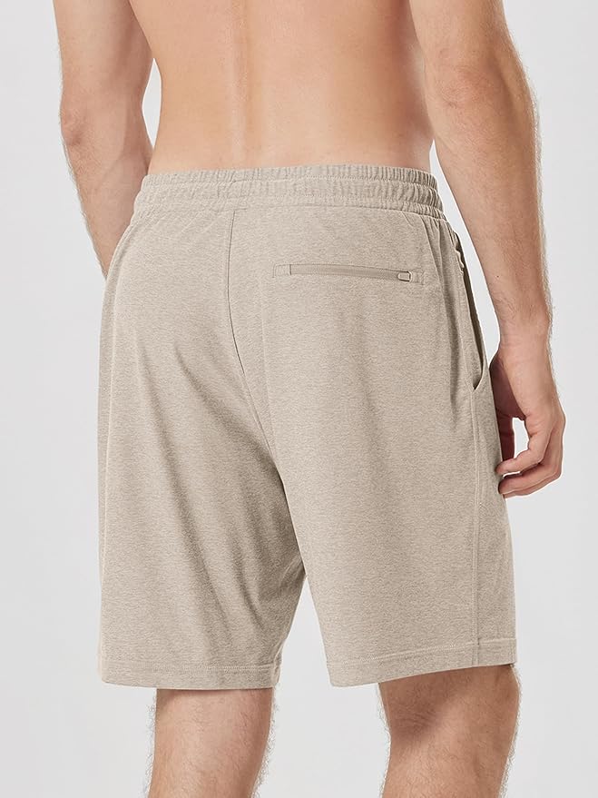 ODODOS Men's Performance Shorts 7" – Ultra Soft odSTRATUM Tech Everyday Shorts with Adjustable Waist and Secure Pockets