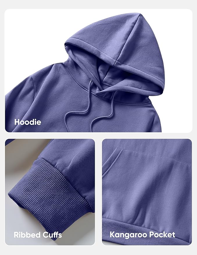 JMIERR Mens Casual Cotton Hooded Collar Drawstring Hoodies Pullover Sweatshirts Casual Long Sleeve Shirts