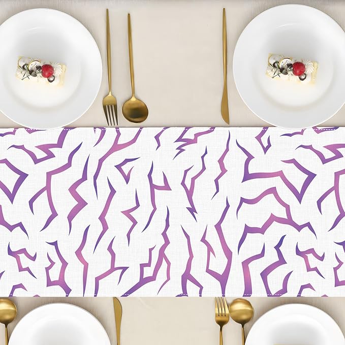 Heyfary Demon Movies Hunters Table Runner Korean Pop Birthday Party Decoration Cozy Anime Gamer Music Home Kitchen Dining Room Table Decor