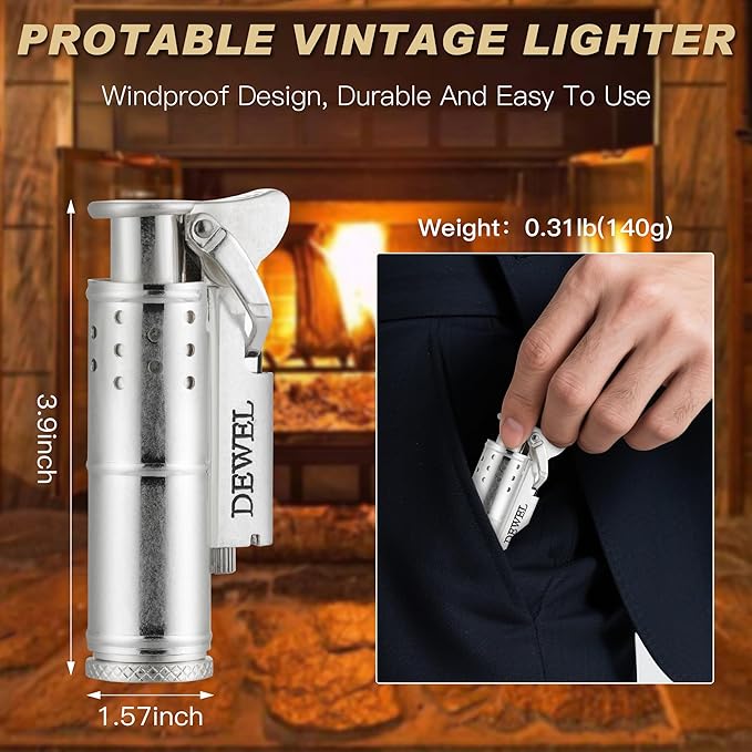 Pressure-Relief/Cool Lighter, Wheel Kerosene Lighter, Reusable Windproof Trench Lighter, Vintage Fine Copper Lighter, Classic Brass Lighter, Unique Birthday Gifts
