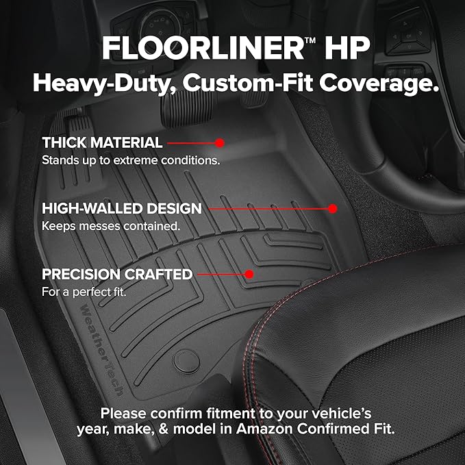 WeatherTech FloorLiner HP Custom Fit Floor Mats for Lexus GX, 4Runner 1st & 2nd Row (454931IM-452862IM), Tan