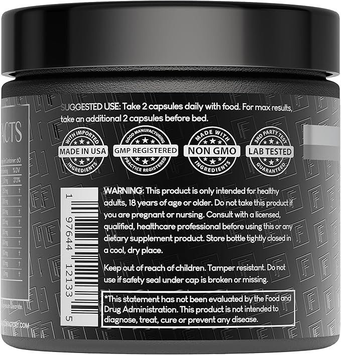 Formulation Factory Self Obsessed 10 in 1 Masculinity Maximizer Supplement, Shilajit for Men, Tongkat Ali, Ashwaganda, Fenugreek Muscle Growth, Energy, Drive, Strength, Recovery 2 Month (Pack of 1)